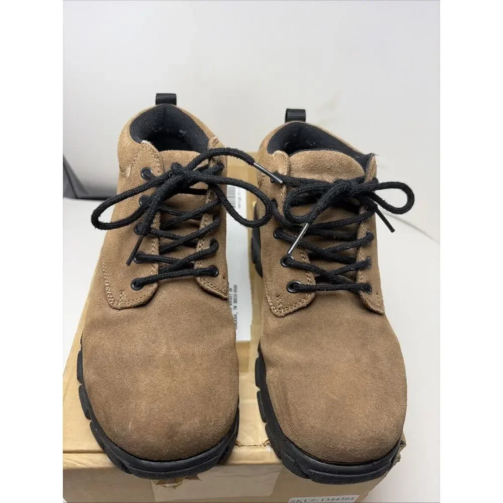 Lands End Suede Hiking Boots Lands Women’s Size 6M Style #79987 Tan Brown Clean